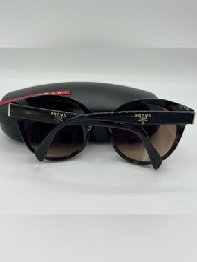 Prada Milano Tortoiseshell Frame Sunglasses with Brown Gradient Lenses